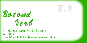 botond verb business card